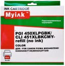 Перезаправляемые картриджи Canon iP7240 (MyInk) с чипами