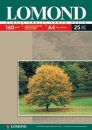 Фотобумага A4 глянцевая односторонняя 160г/м2 25л (Lomond)