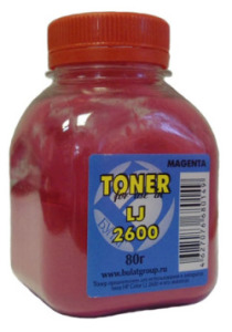 Тонер HP 2600 (80 г, банка) magenta Булат