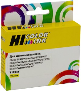 Картридж Epson T1294Y (Hi-Black) yellow