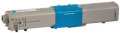Заправка картриджа Oki C301/C321 (44973543) cyan