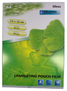 Пленка для ламинирования А4, 80 мкм, 100 л (RealIST)
