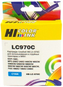 Картридж Brother LC970C (Hi-Black) cyan