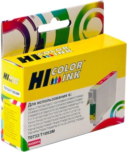 Картридж Epson T0733M (Hi-Black) magenta pigment