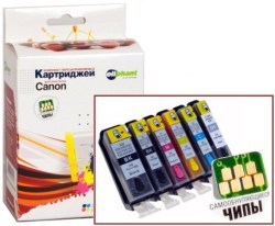 Перезаправляемые картриджи Canon MG8140 (Oliphant) с чипами