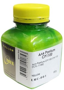 Тонер Pantum CP1100 (80 г, банка) yellow Imex Green Line