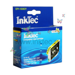 Картридж Epson EPI-10063Y (InkTec) yellow pigment